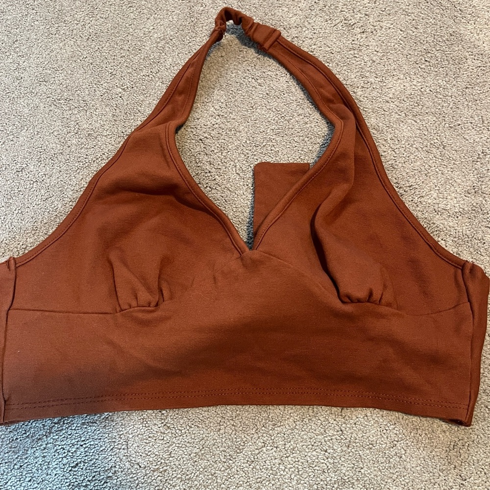 Altard state open back halter top
